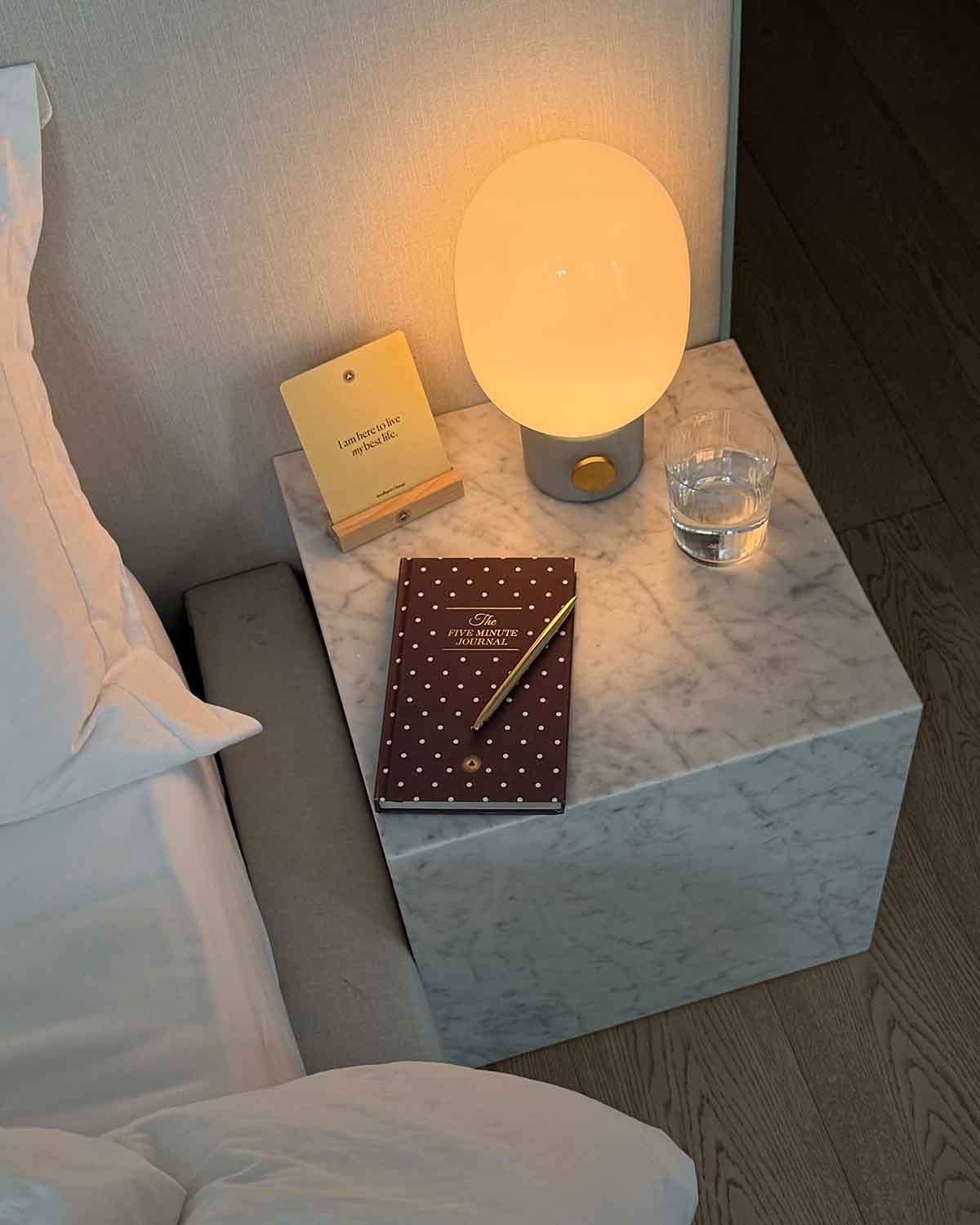 The Five Minute Journal Beige Polka Dot | Exclusive Print