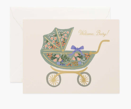Floral Baby Card