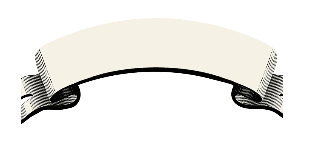 Classic Black Banner Table Accent