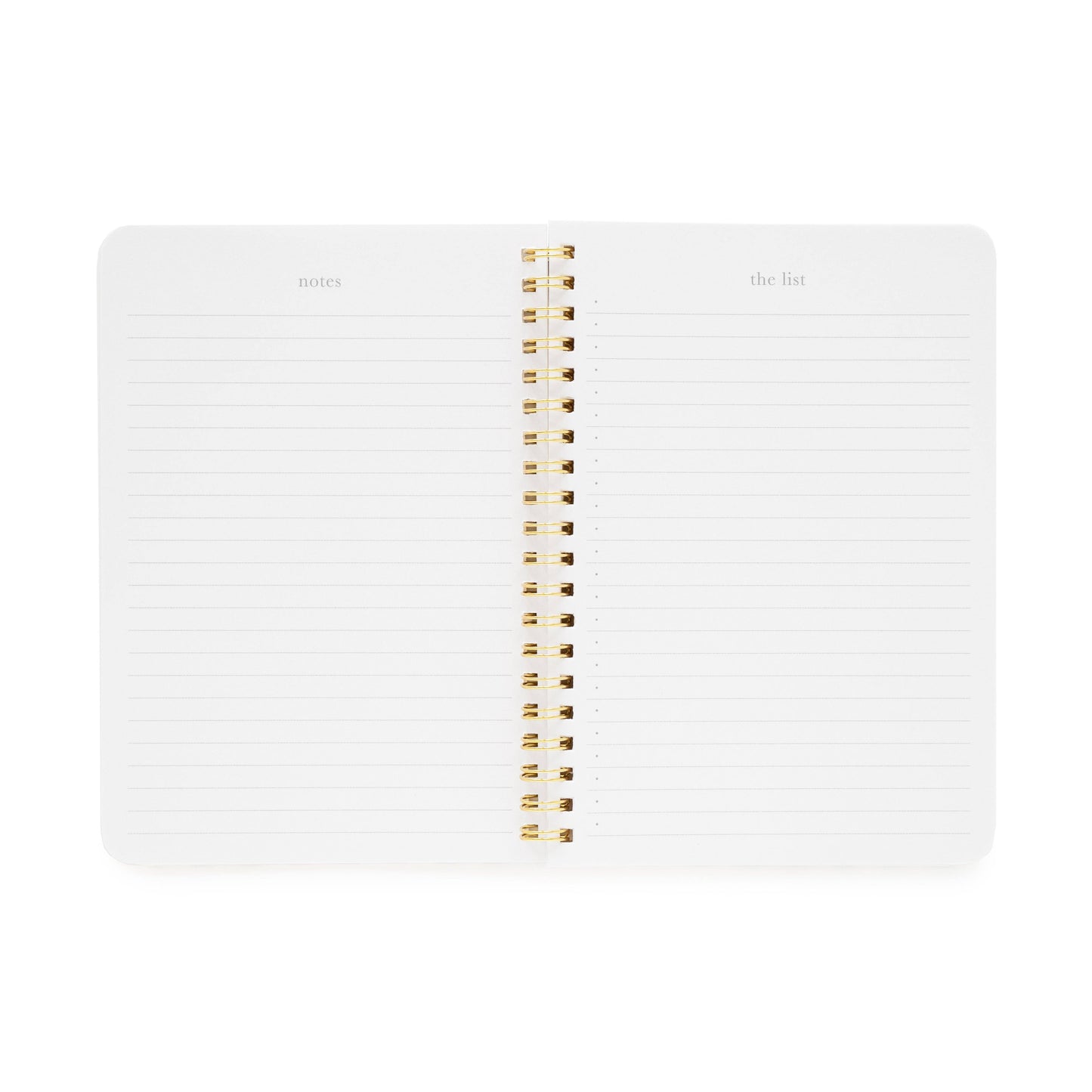 Mini Spiral Notebook, Dusty Blue Stripe