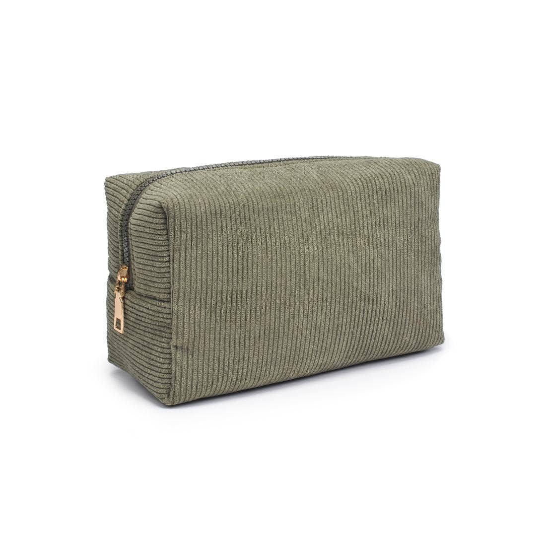 Cordially Yours - Corduroy Cosmetic Pouch