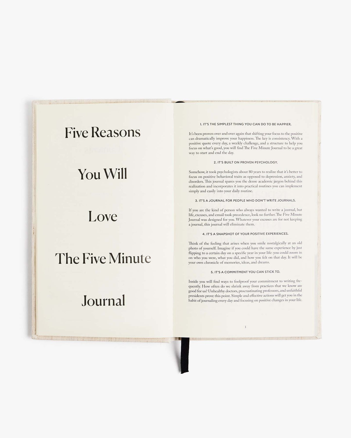 The Five Minute Journal Beige Polka Dot | Exclusive Print