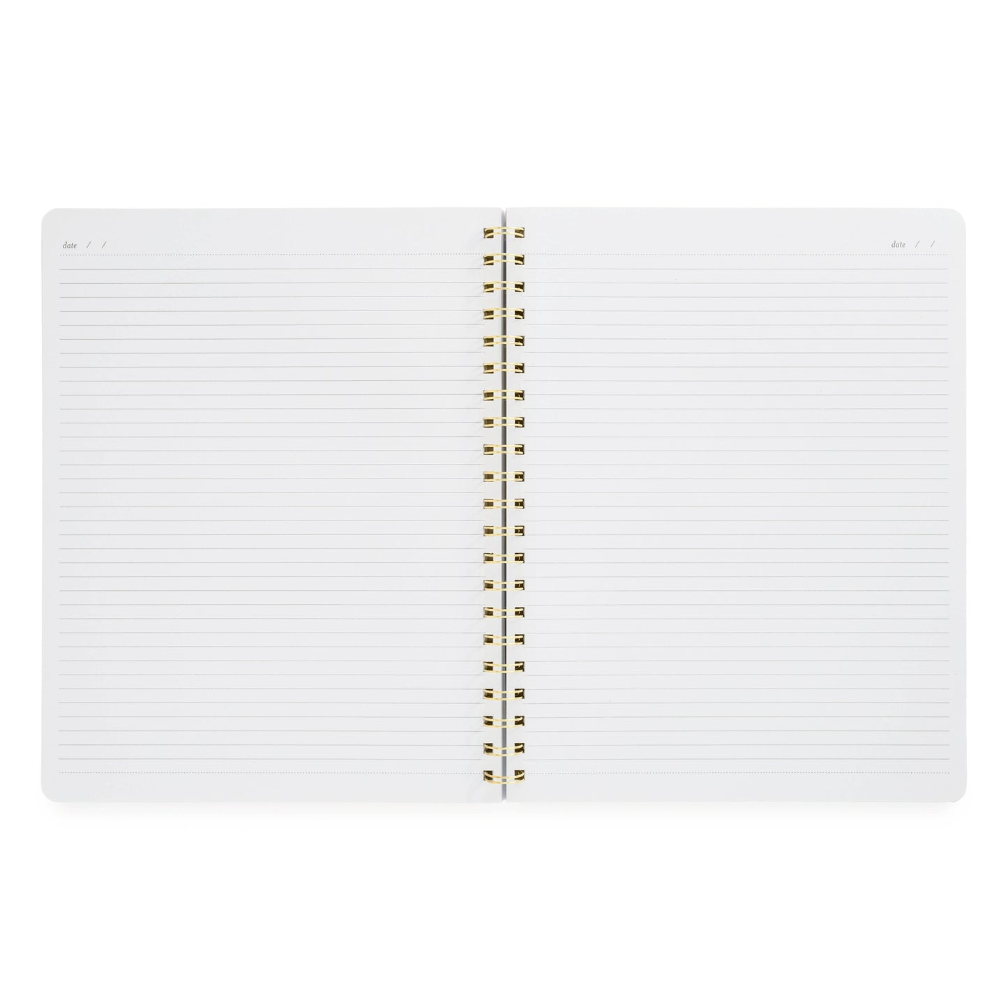 Large Spiral Notebook, Grey Stripe