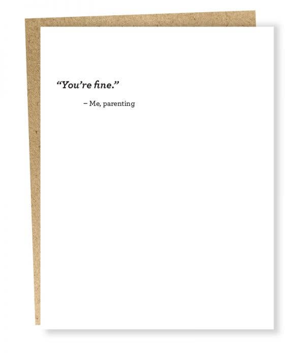 #691: You’re Fine Card
