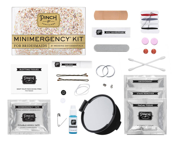 Minimergency Kit for Bridesmaids: Pink Diamond