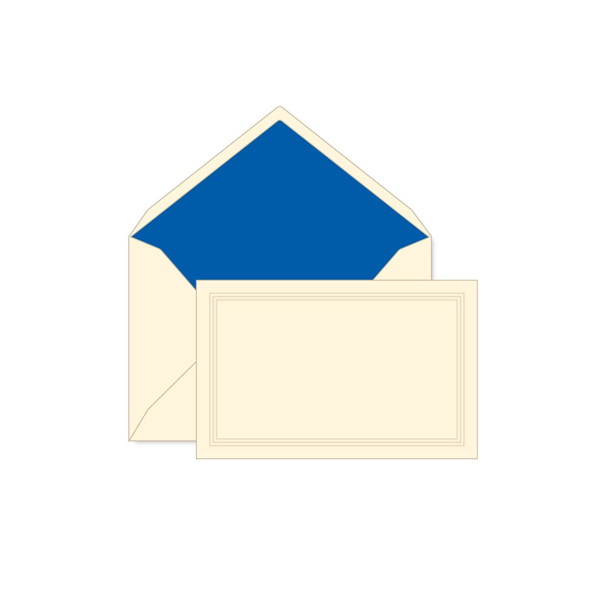 Rossi 1931 100% Cotton Flat Card Letter Sets