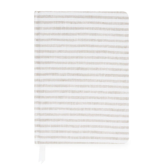 Tailored Journal, Flax Stripe