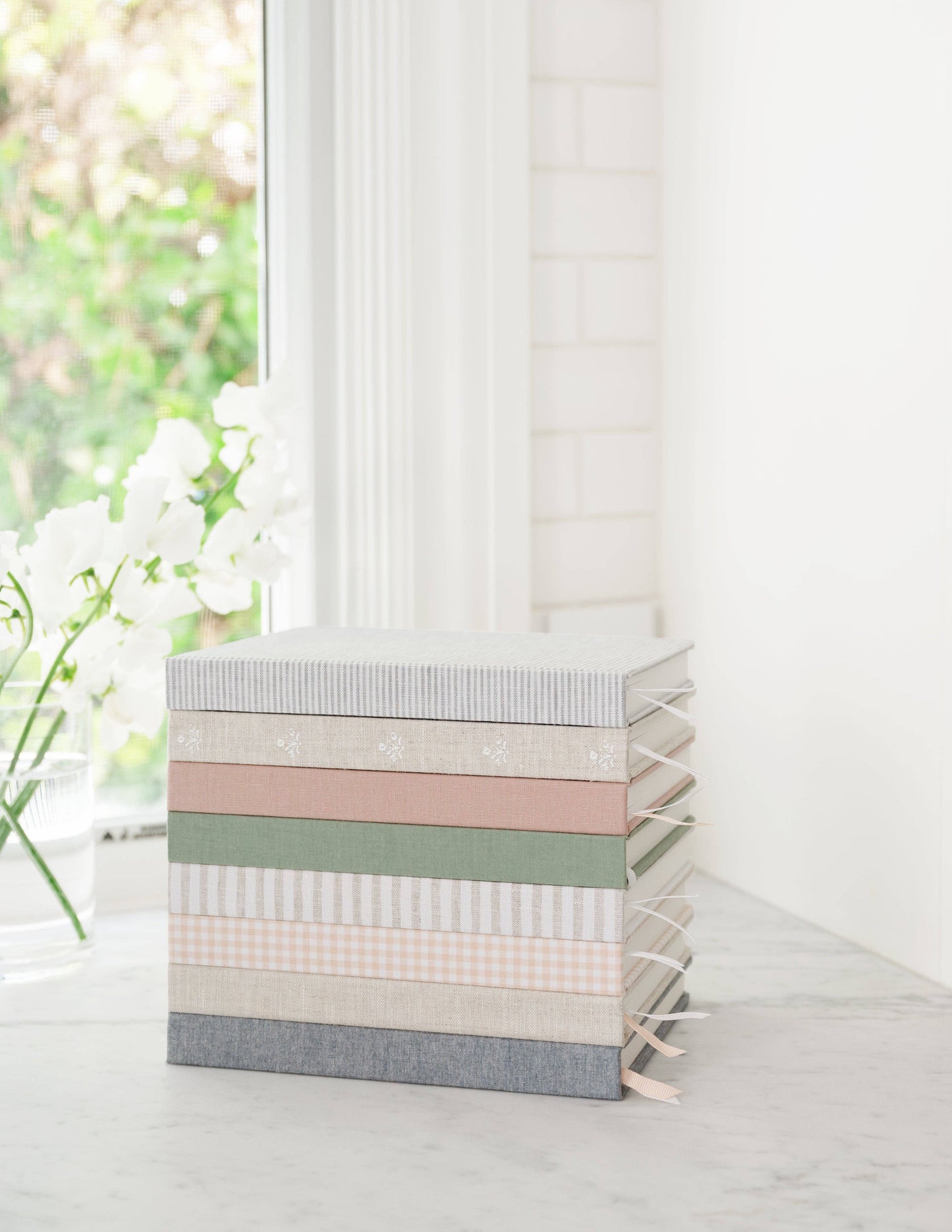 Tailored Journal, Flax Floral