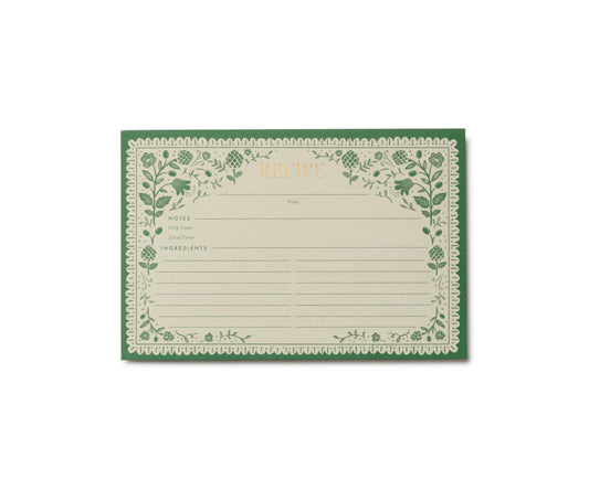 Pack of 12 Artichoke Recipe Cards