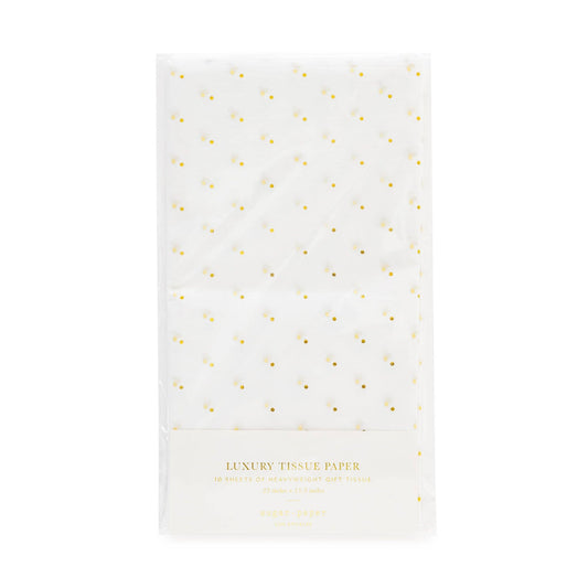 Tissue Paper, Gold Dot
