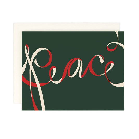 Peace Ribbon Holiday Card
