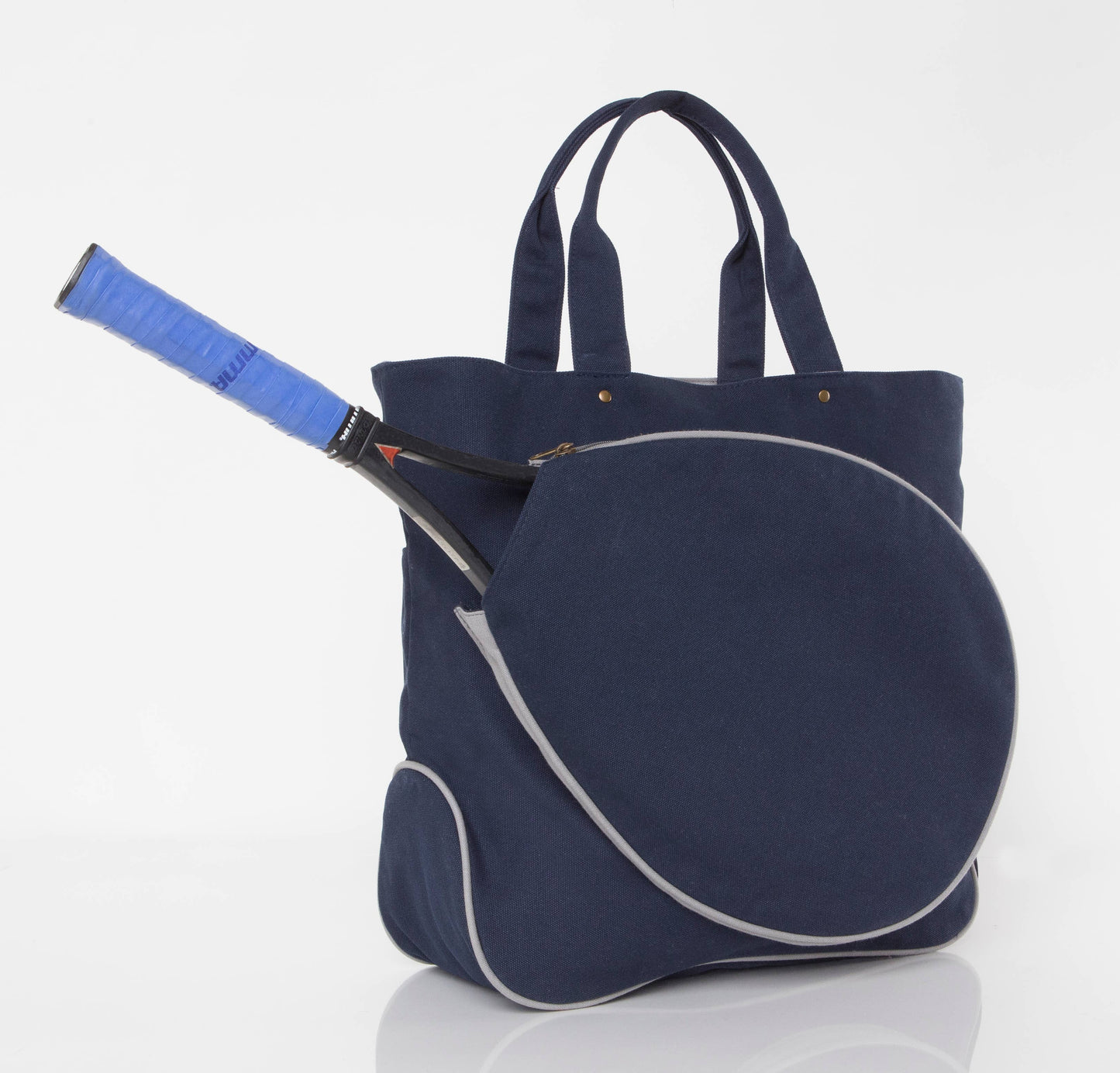 Tennis Tote: Natural & Emerald