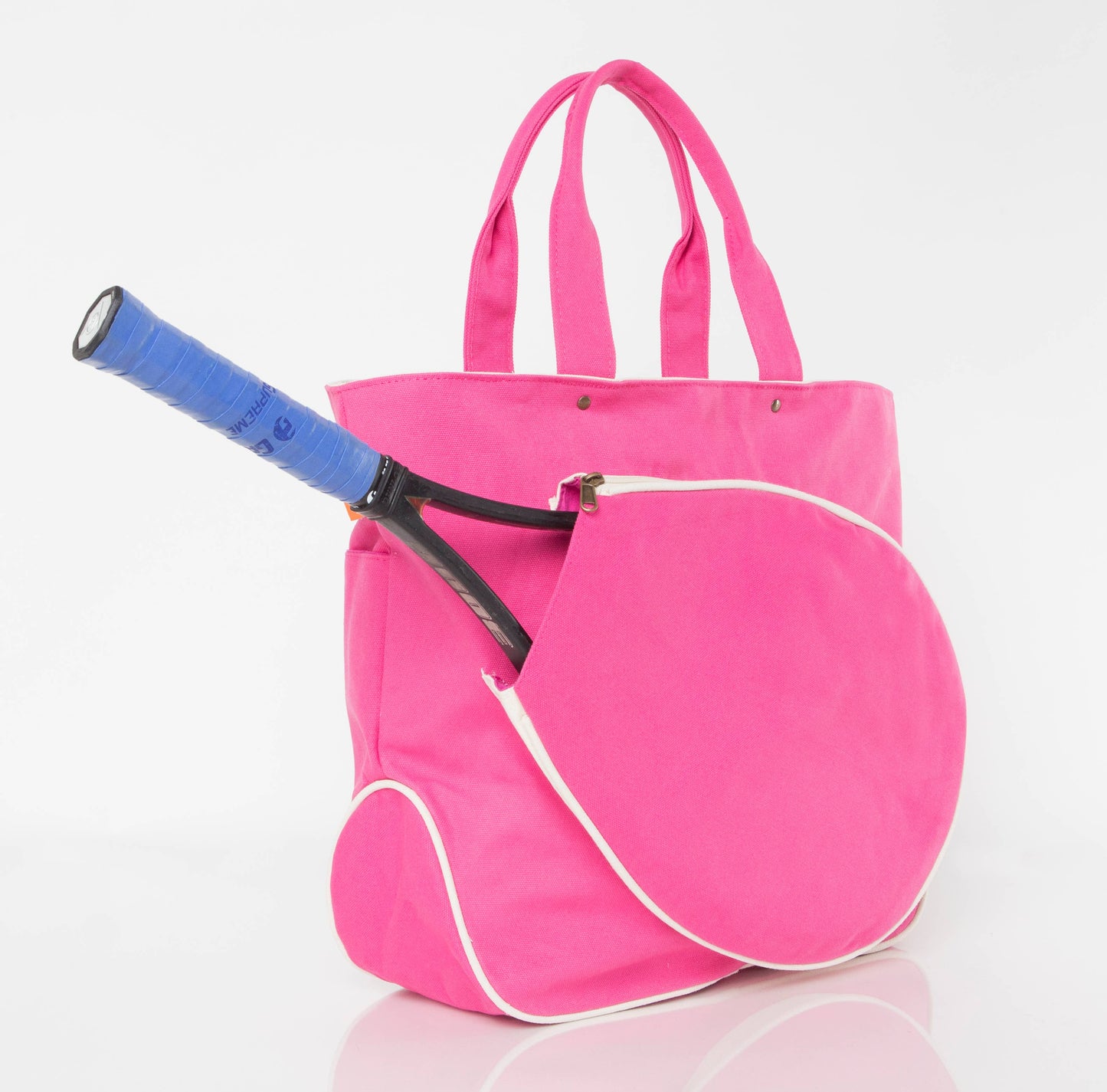 Tennis Tote: Natural & Emerald