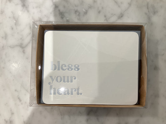 Bless Your Heart Letterpress Card