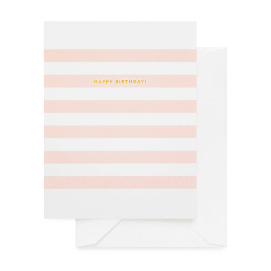 Preppy Stripe Birthday