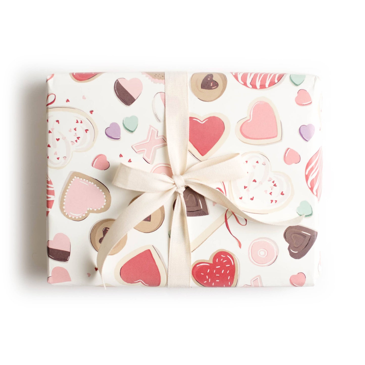 Valentine Cookie Gift Wrap - Roll