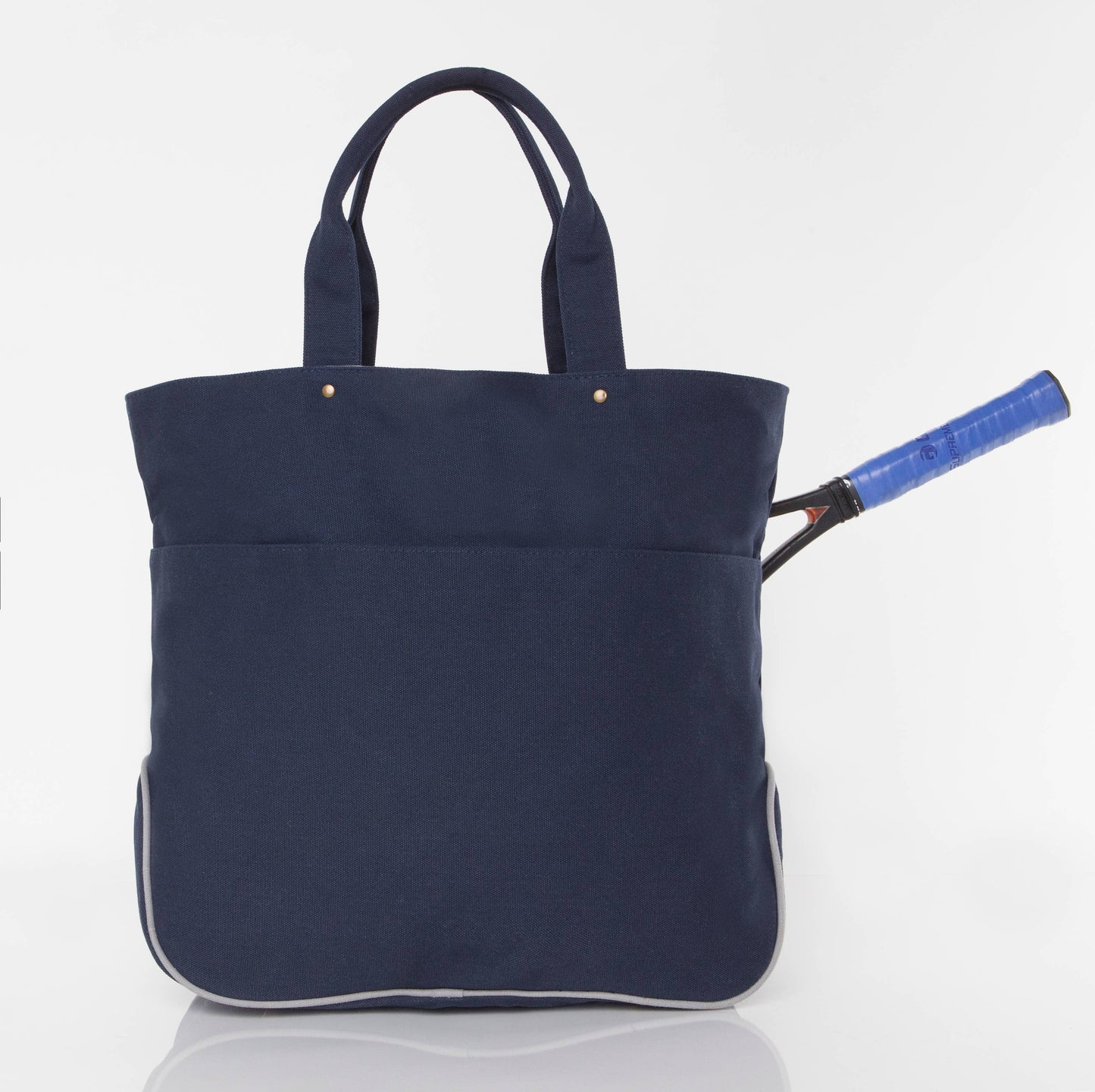 Tennis Tote: Natural & Emerald