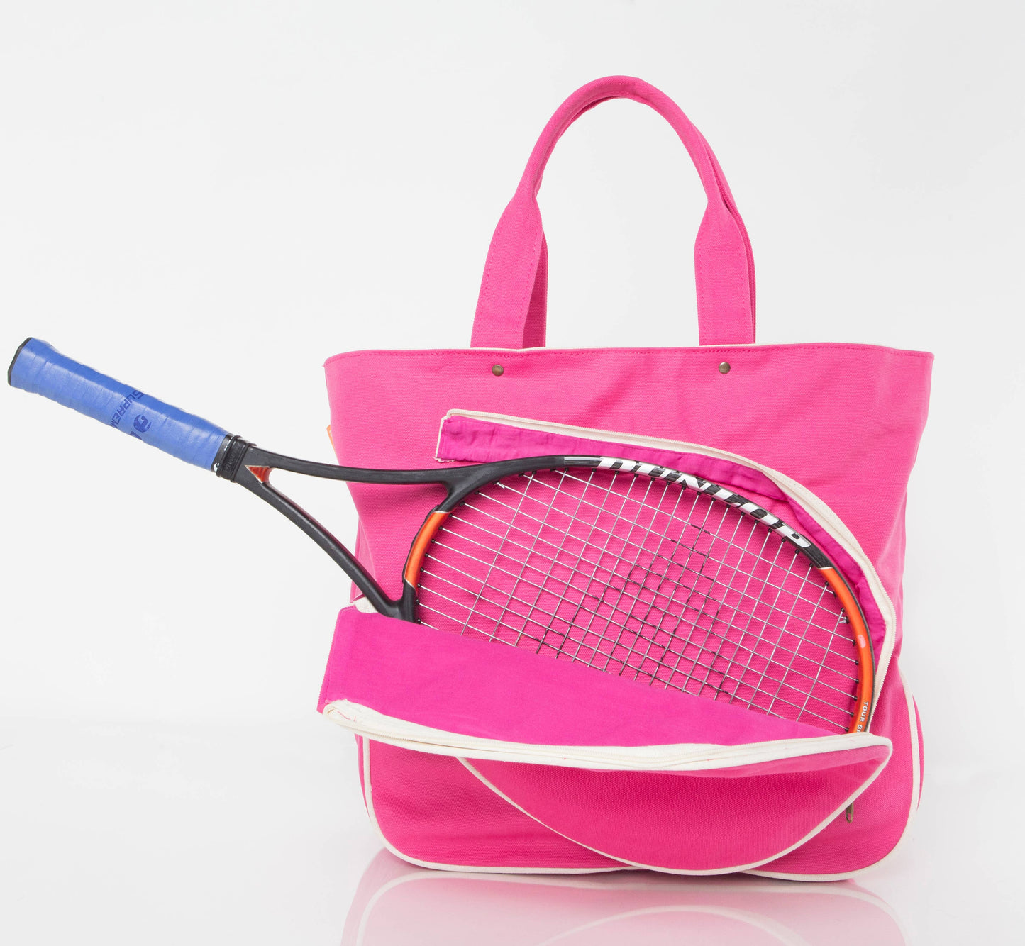 Tennis Tote: Black & Emerald