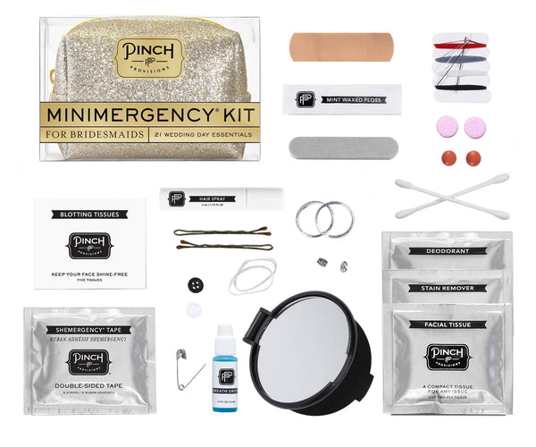 Minimergency Kit for Bridesmaids: Pink Diamond