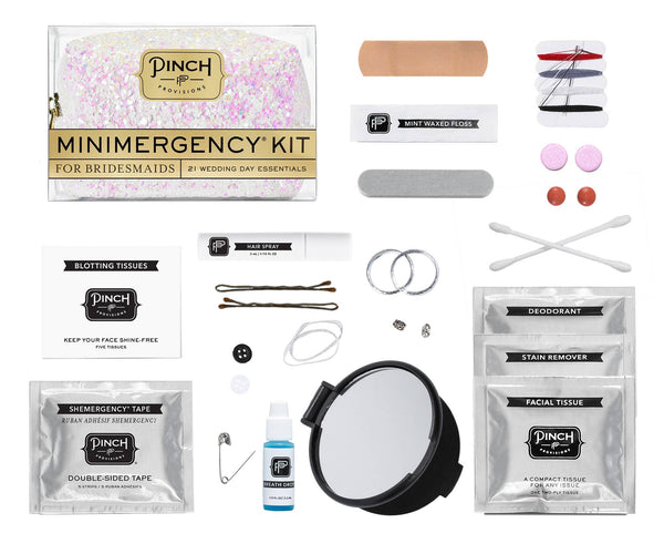 Minimergency Kit for Bridesmaids: Pink Diamond