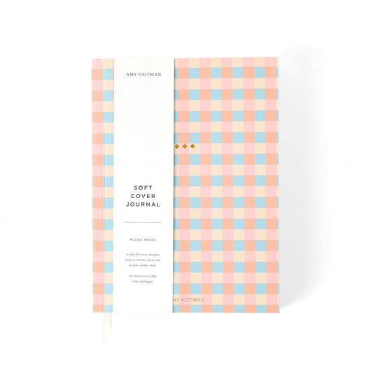 Camp Check Soft Cover Journal