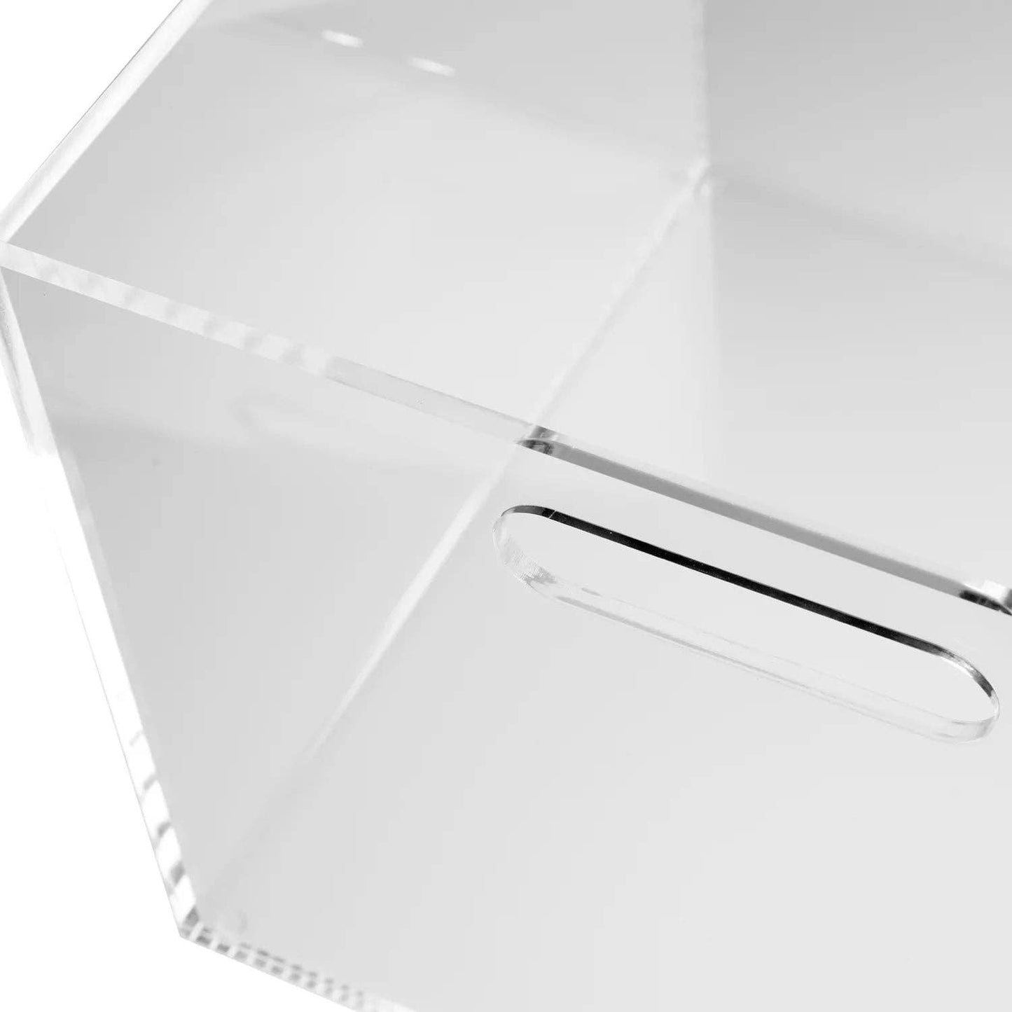 Acrylic File Box with Handles