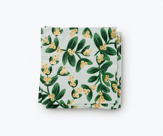 Mistletoe Cocktail Napkins