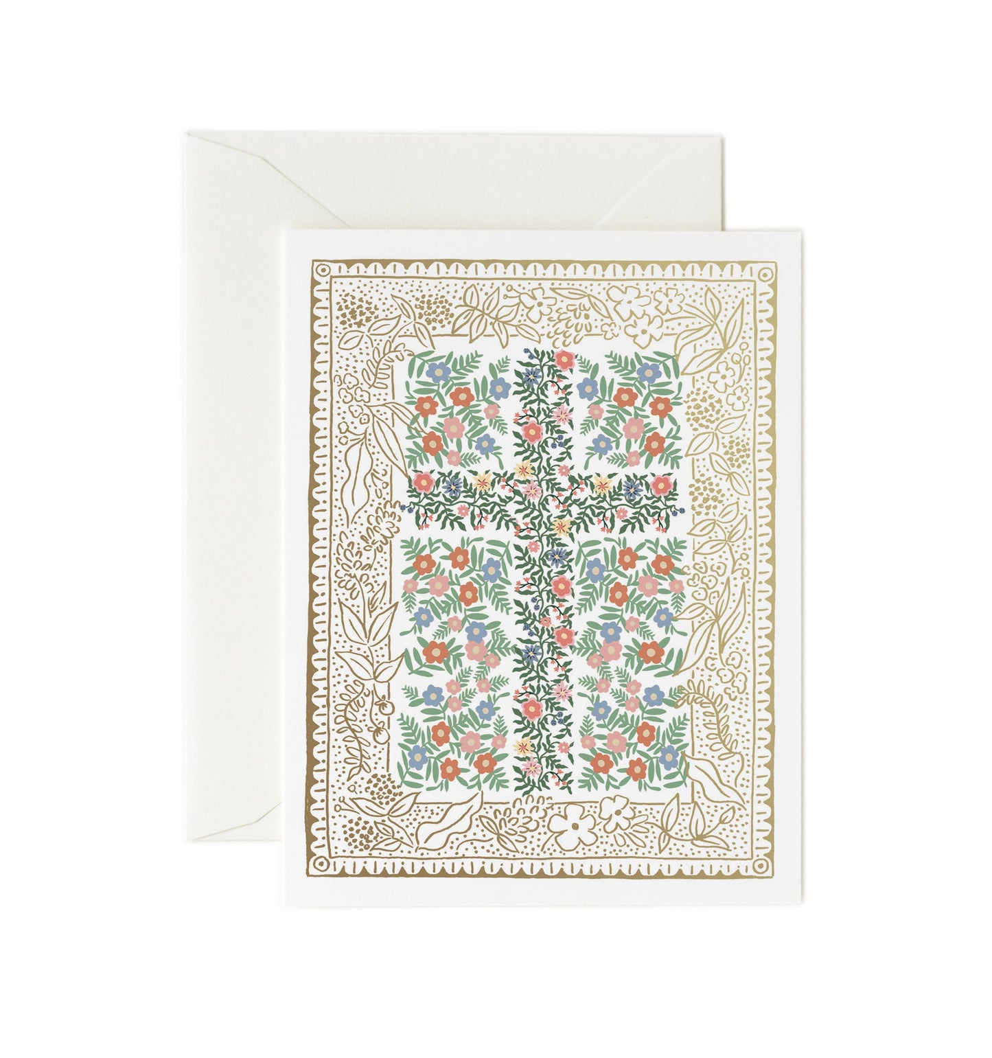 Rosette Cross Easter Card