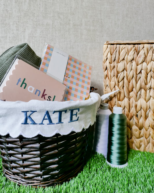 Embroidered Easter Basket