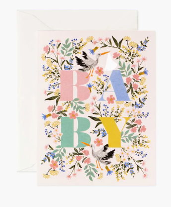 Mayfair Baby Card