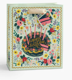 Floral Cake Gift Bag