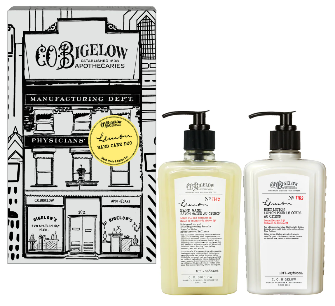 Lemon Hand Care and Body Lotion Duo