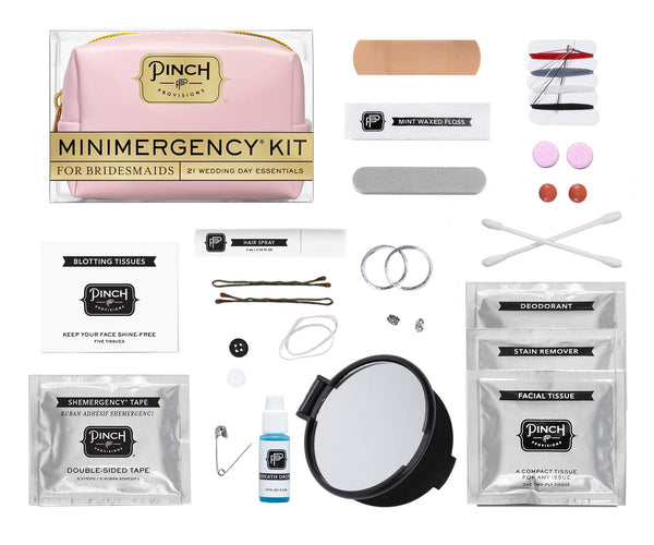 Minimergency Kit for Bridesmaids: Pink Diamond