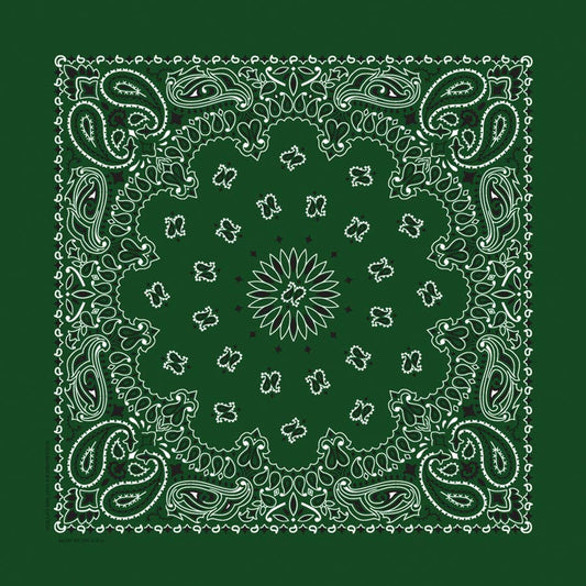 Bandanna - 22" MADE IN USA - Hunter Paisley
