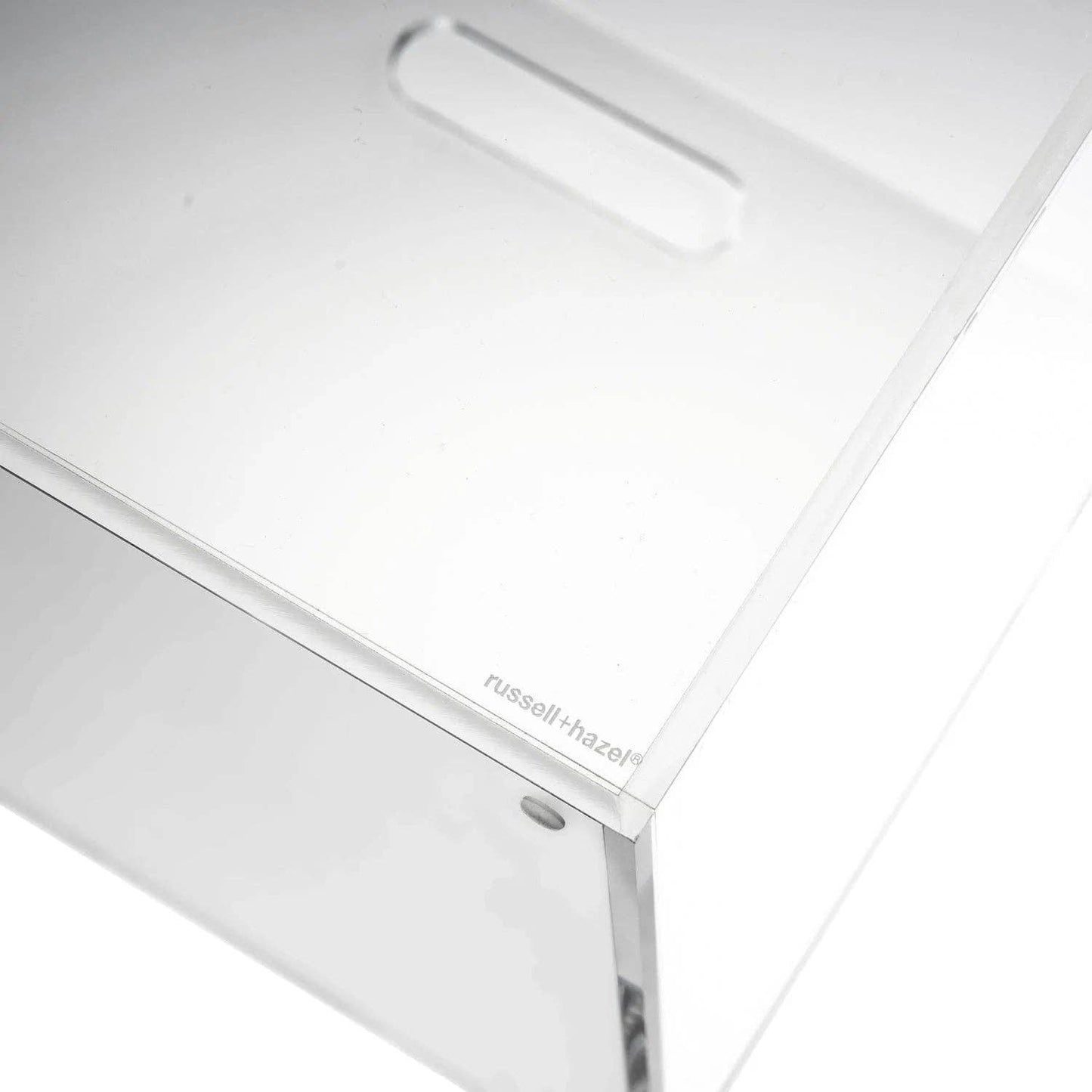 Acrylic File Box with Handles