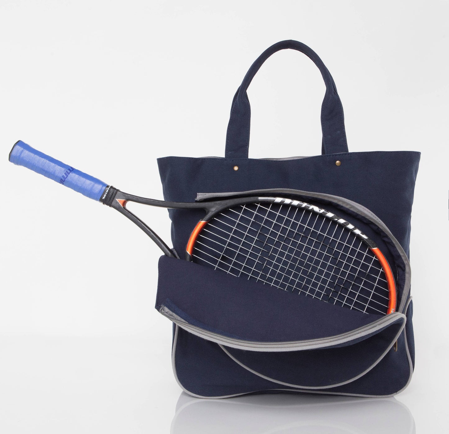 Tennis Tote: Black & Emerald