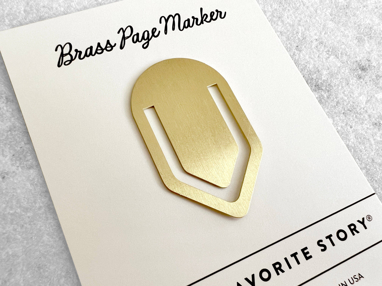 Brass Page Marker