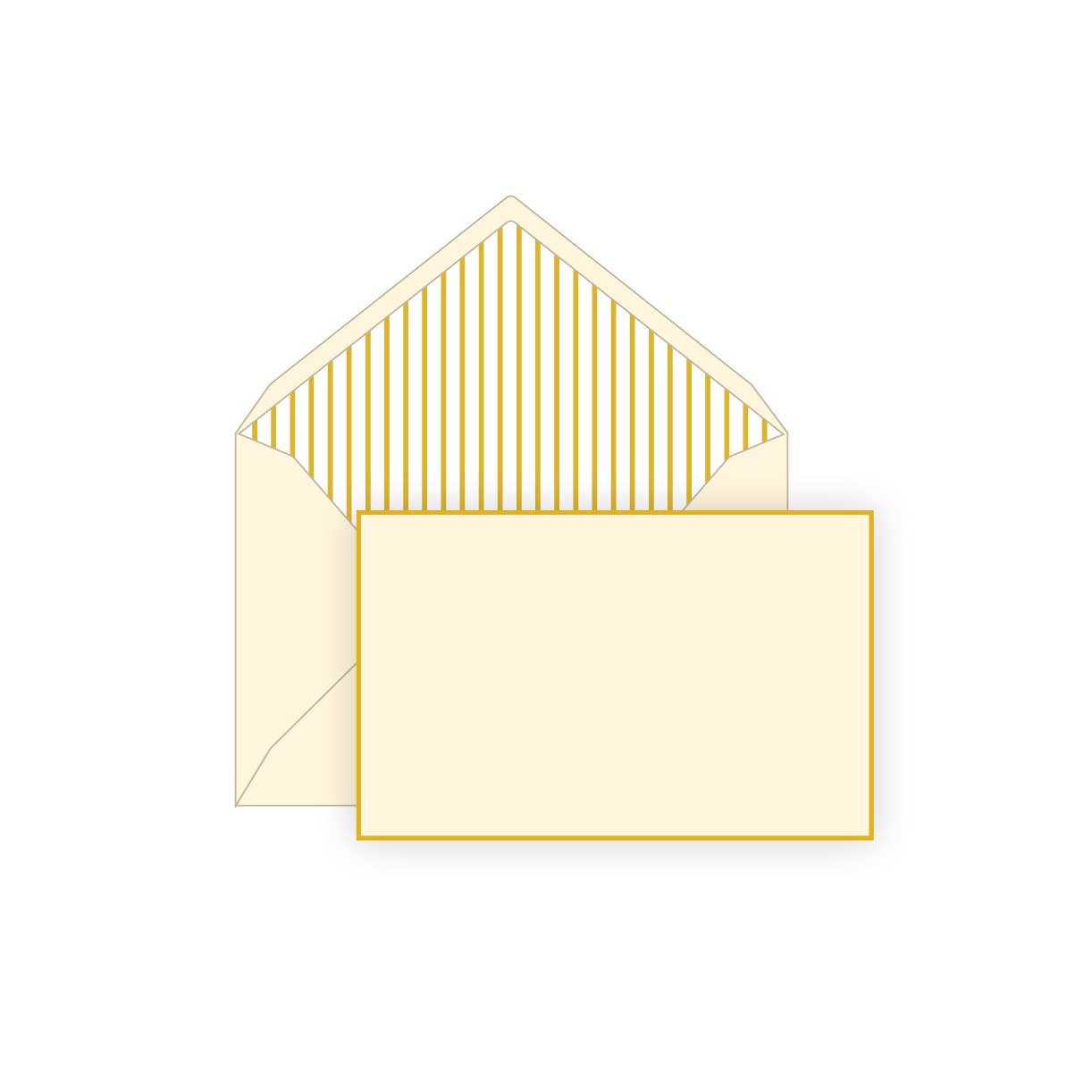 Rossi 1931 100% Cotton Flat Card Letter Sets