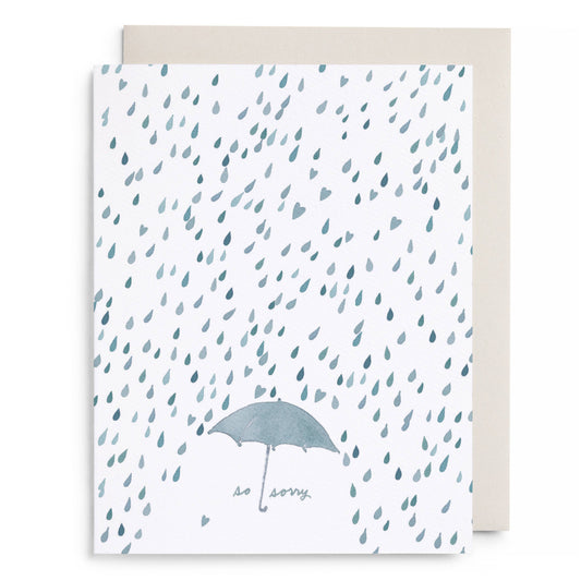 Umbrella So Sorry Greeting Card