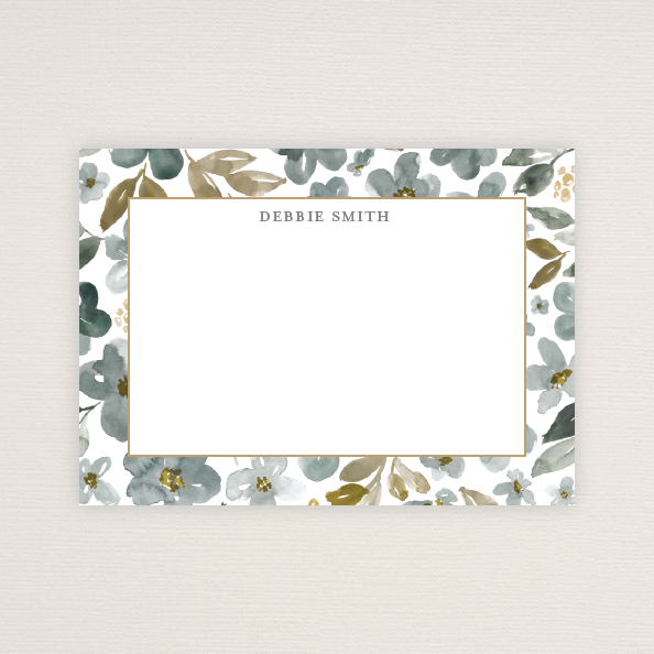 Gray Floral