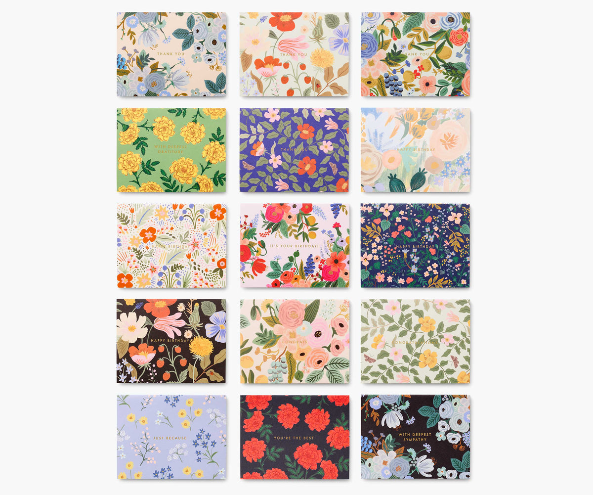Occasions Card Set Mixed Florals