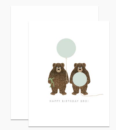 Happy Birthday Bro Card