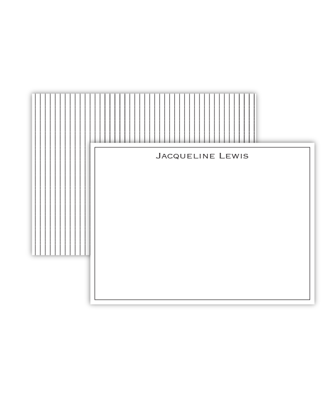 Black Monochrome Stationery Kit