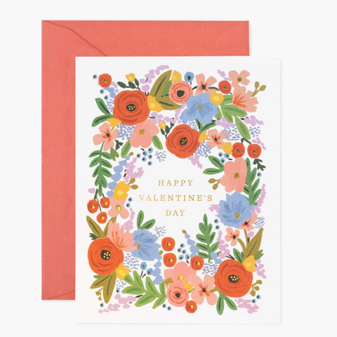 Floral Valentine's Card