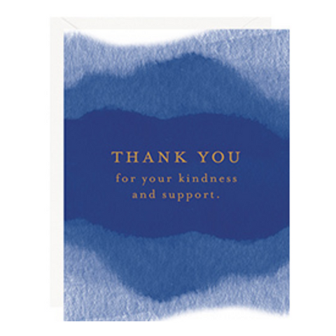 Thank you for your Support Card
