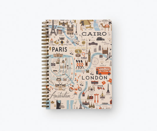Bon Voyage Spiral Notebook