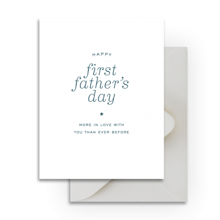 First Father's Day Card