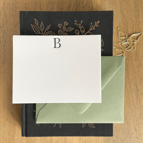 Letterpress Initial Note Set (Qt. 8)